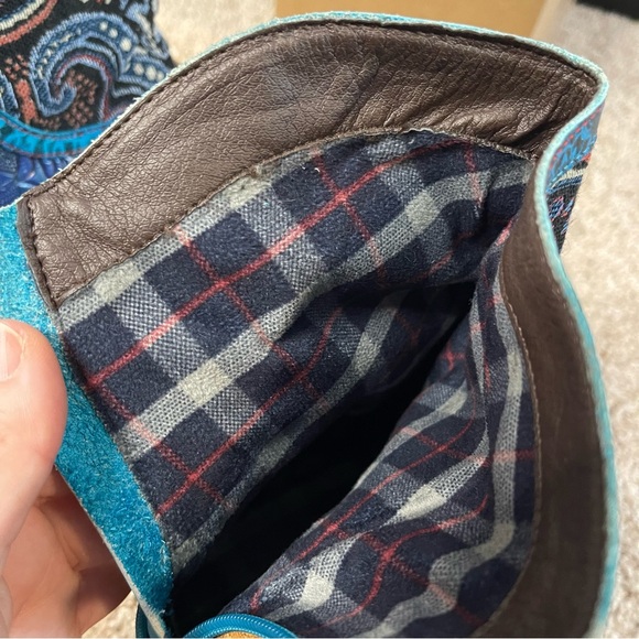 Women’s Bohemian Western Inspired Multicolor Ankle Boots Size 37 - Picture 5 of 6